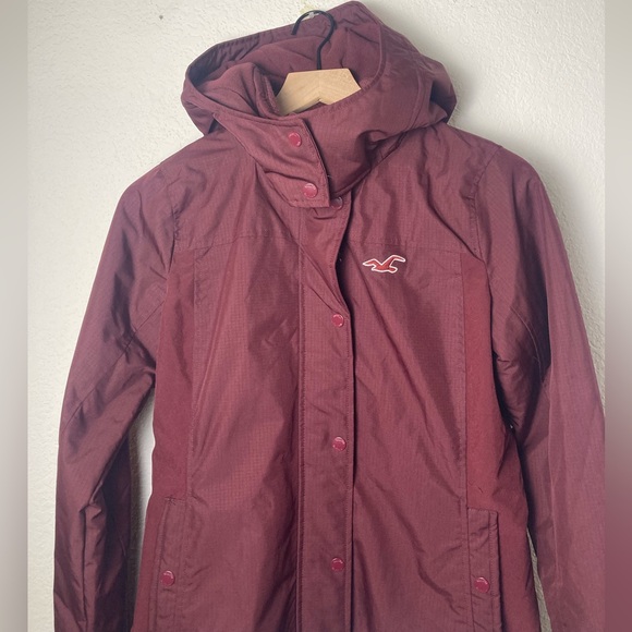 Hollister All Weather Fleece Lined Jacket with Hood - Picture 2 of 9